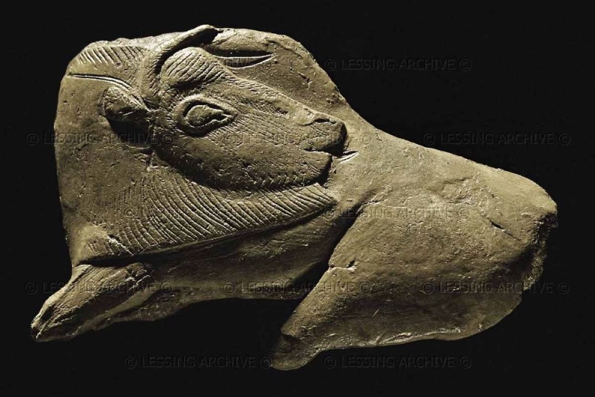 Bison sculpture
